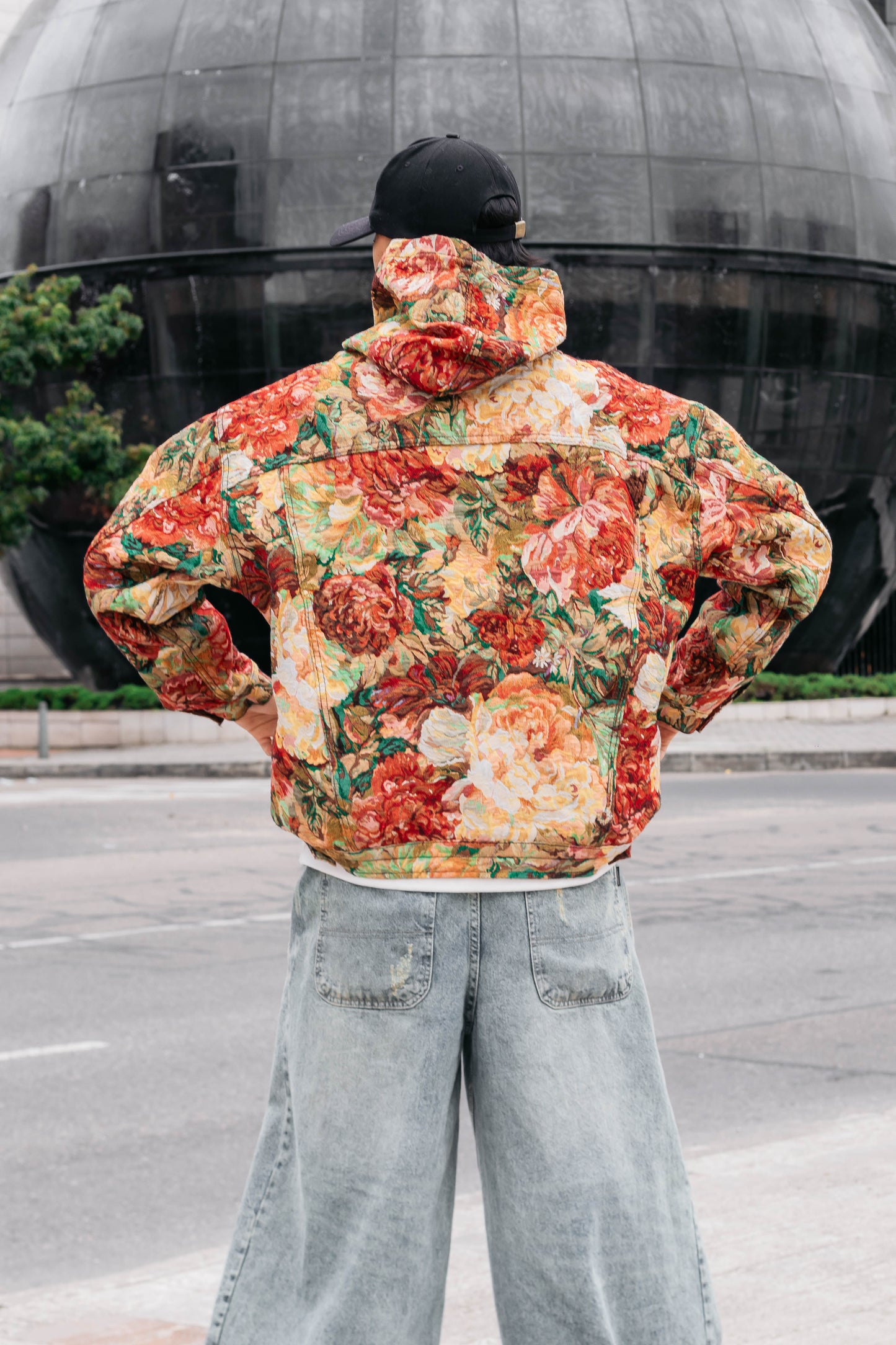 Hoodie yacal rosas