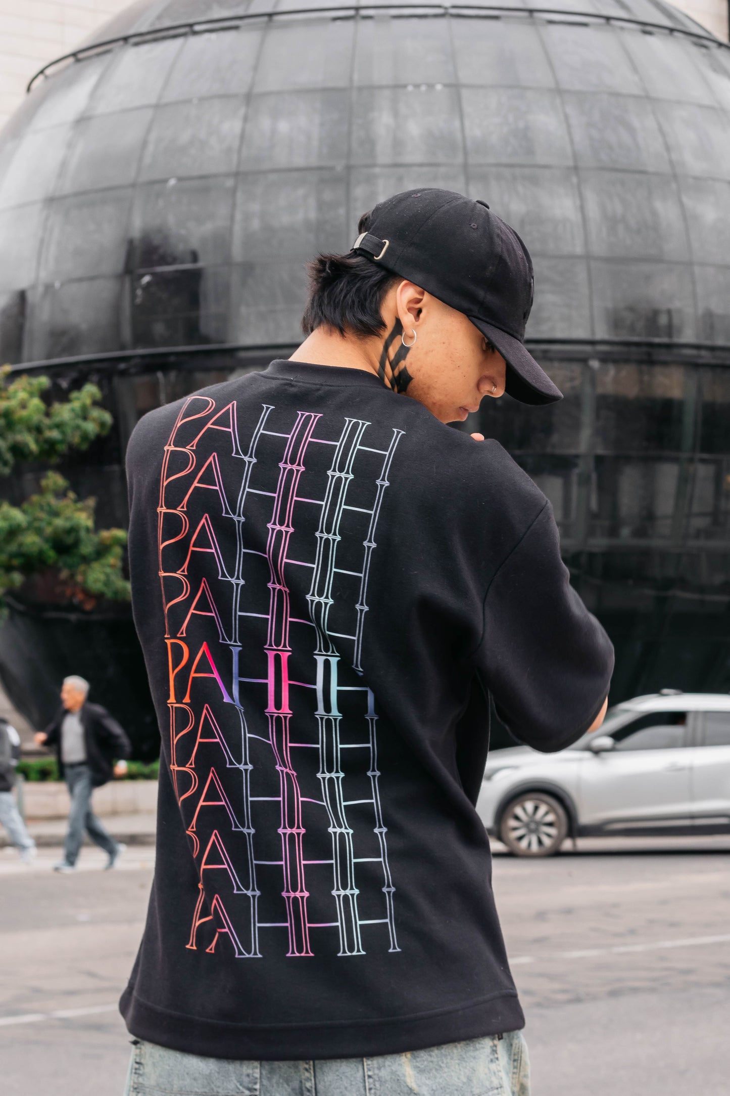 Camiseta oversize básica negra
