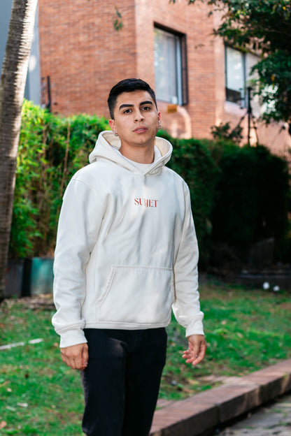 Hoddie de flores blanco