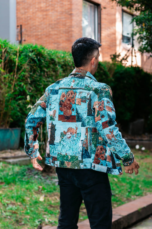 Chaqueta yakal van Gogh hombre