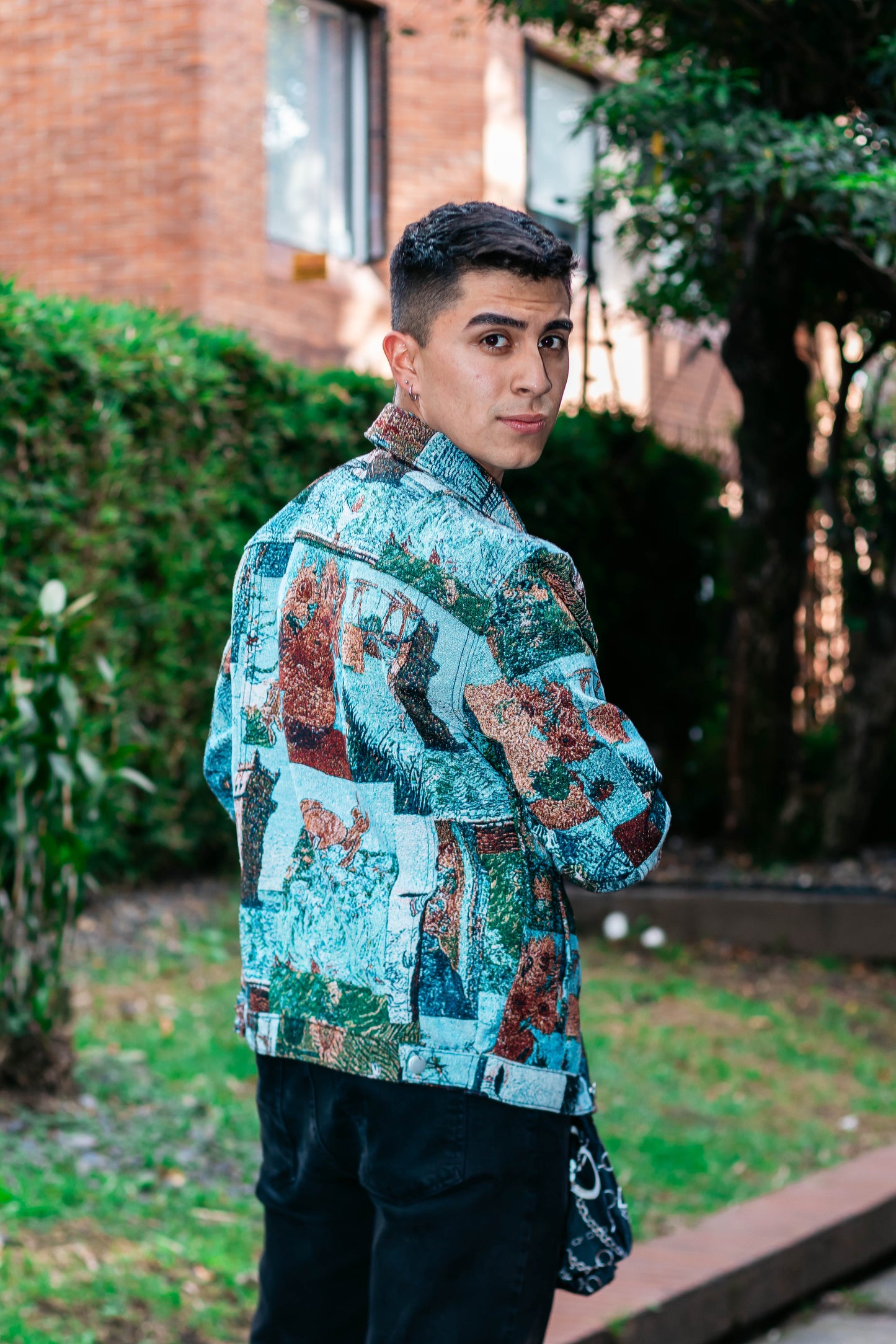 Chaqueta yacal  Van Gogh hombre