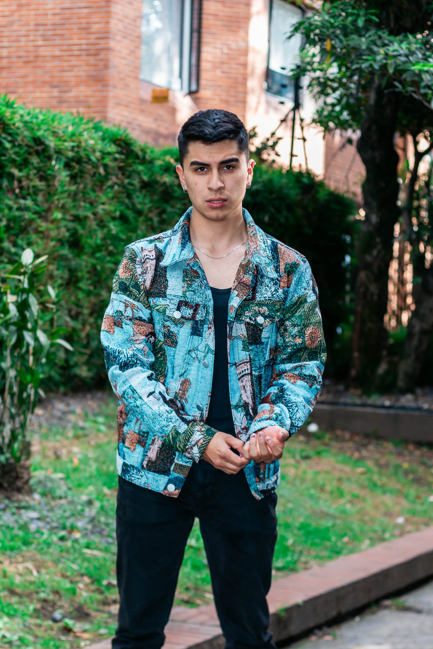 Chaqueta yacal  Van Gogh hombre