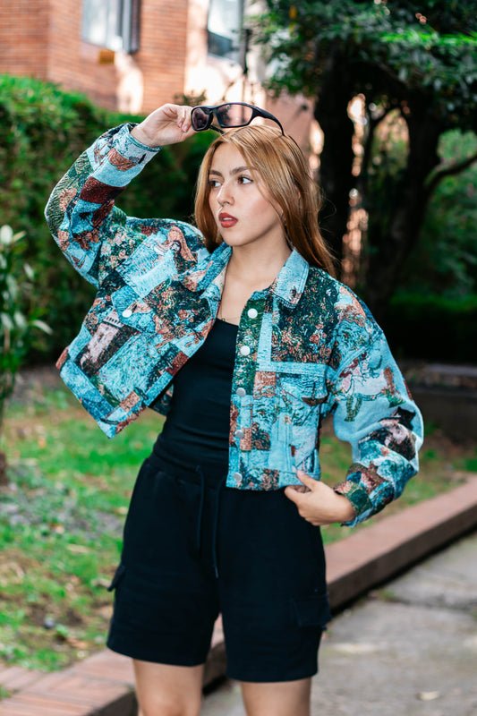 Chaqueta yakal van Gogh mujer