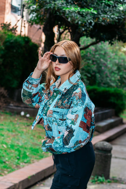 Chaqueta yakal van Gogh mujer